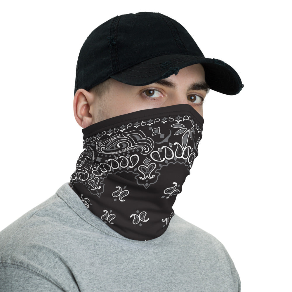 Black Bandana Neck Gaiter