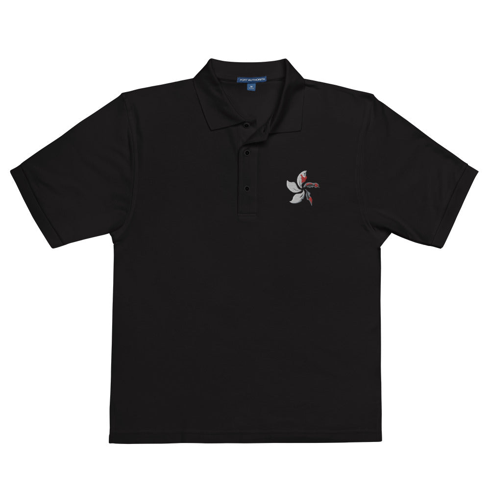 BLACK BAUHINIA Men&#39;s Polo