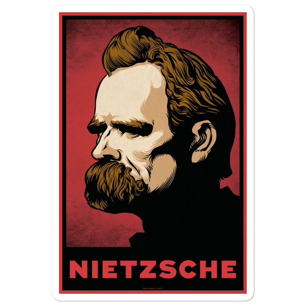 Nietzsche Vinyl Sticker