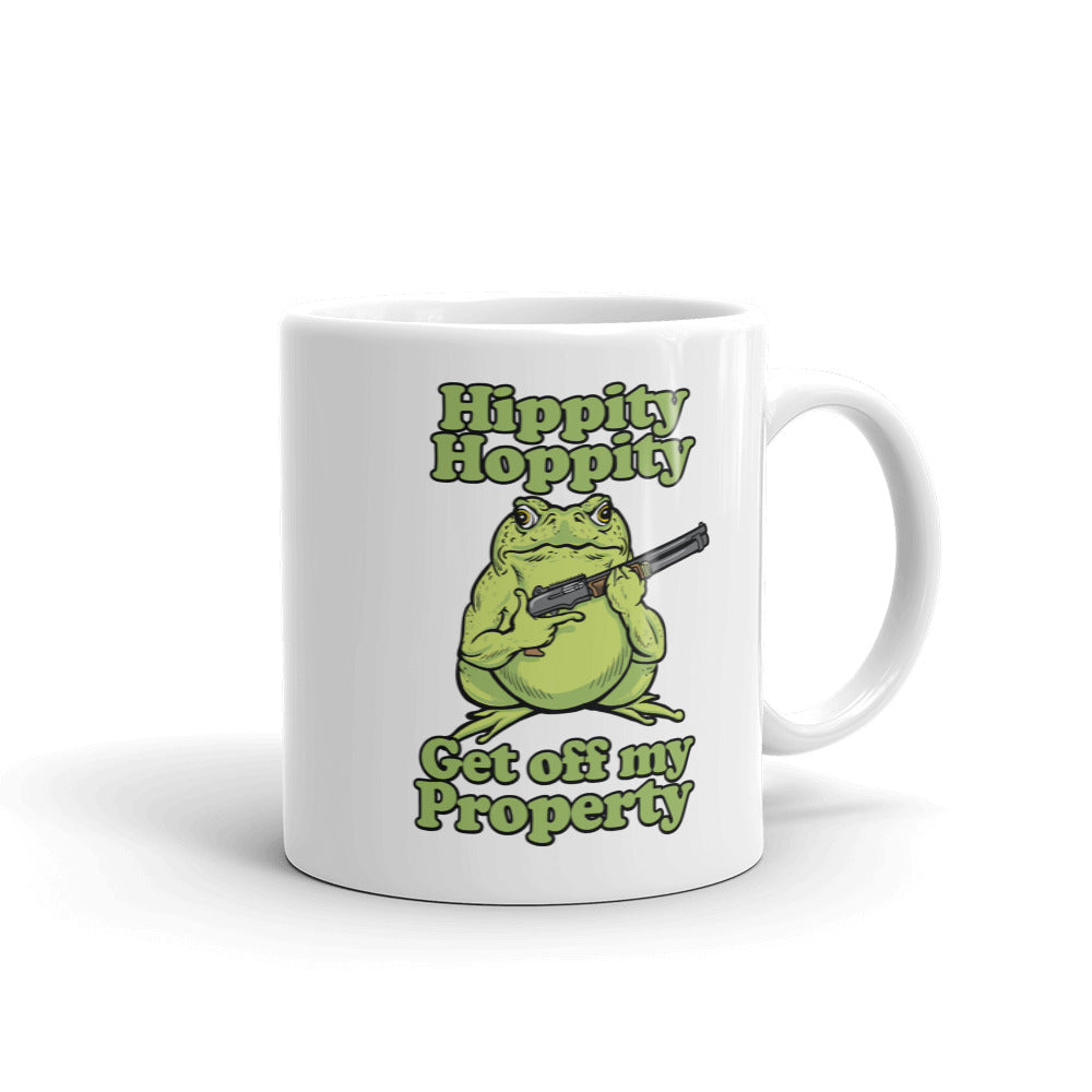 Hippity Hoppity Get Off My Property Mug