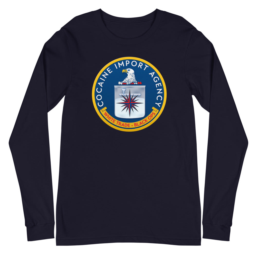 CIA Cocaine Import Agency Unisex Long Sleeve Tee
