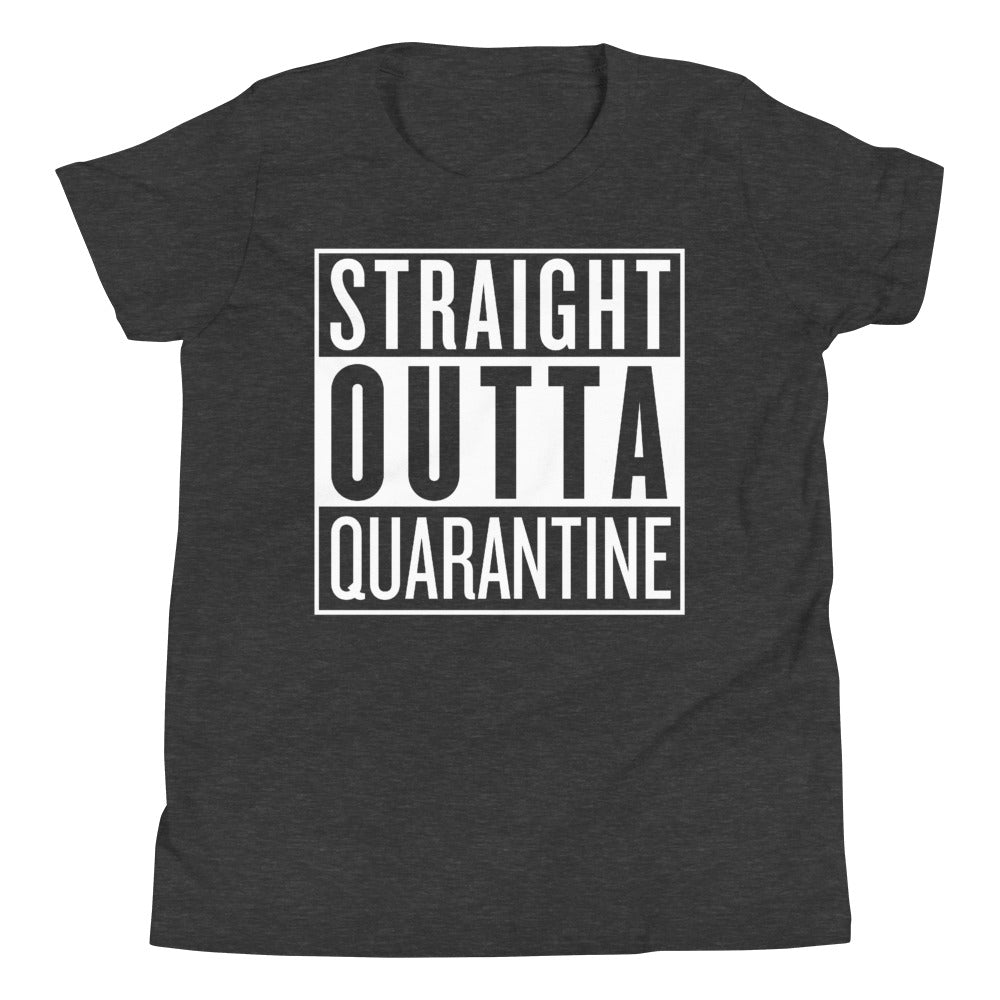 Straight Outta Quarantine Youth Short Sleeve T-Shirt