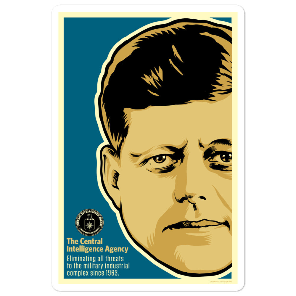 CIA JFK Military Industrial Complex Sticker