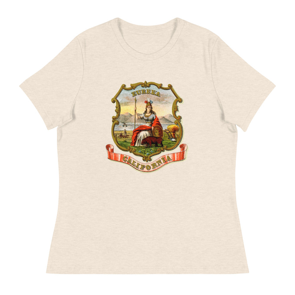 Eureka California State Seal Women&#39;s Relaxed T-Shirt