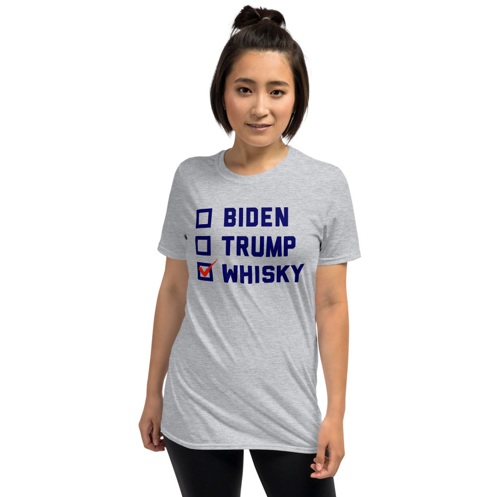 Vote Whisky Biden Trump Shirt