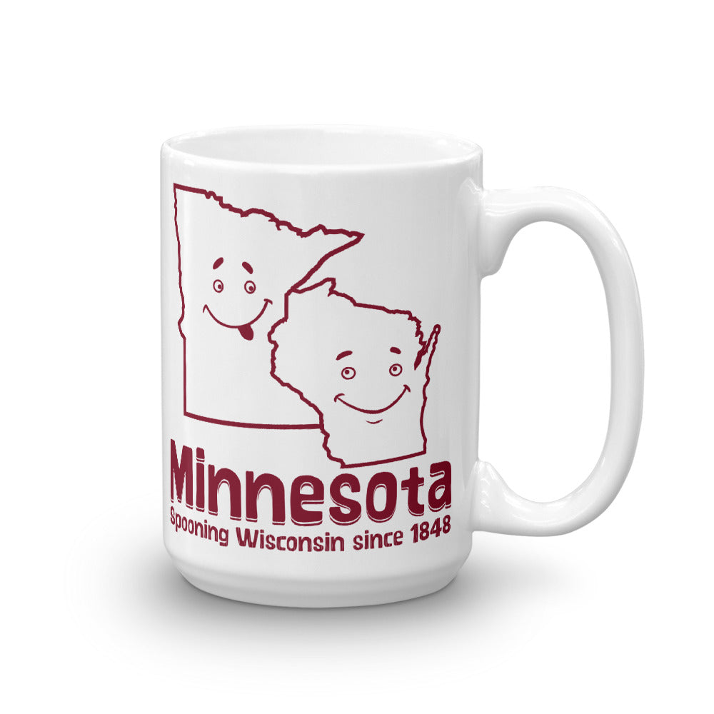 Minnesota Spooning Wisconsin Mug