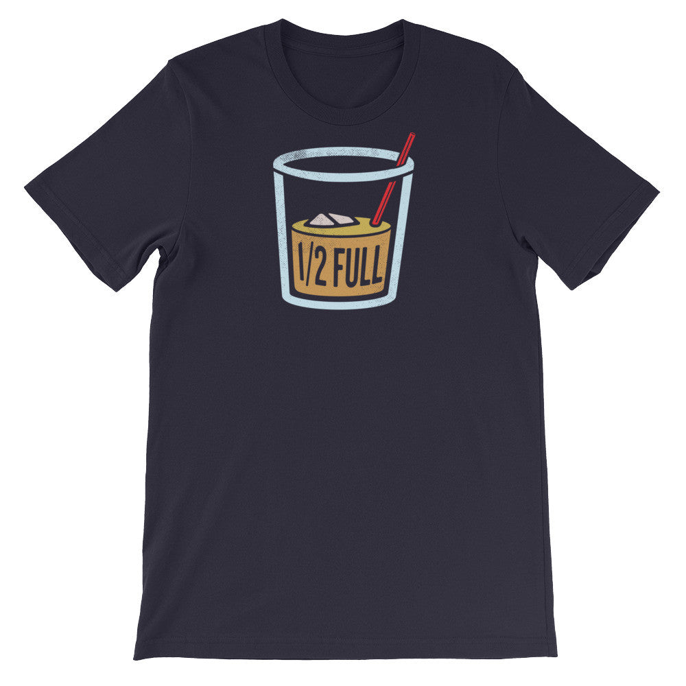 The Glass Is Half Full Graphic T-Shirt