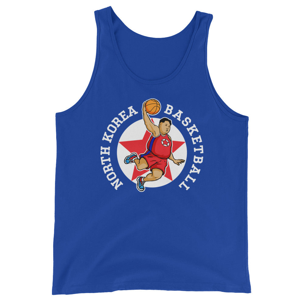 North Korea Rocketman Basketball  Tank Top