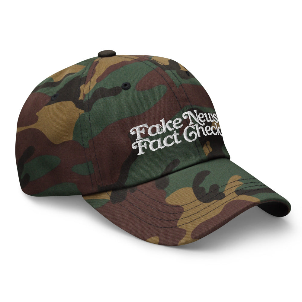 Fake News Fack Checker Dad hat