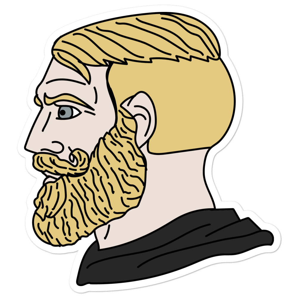 Yes Chad Meme Sticker