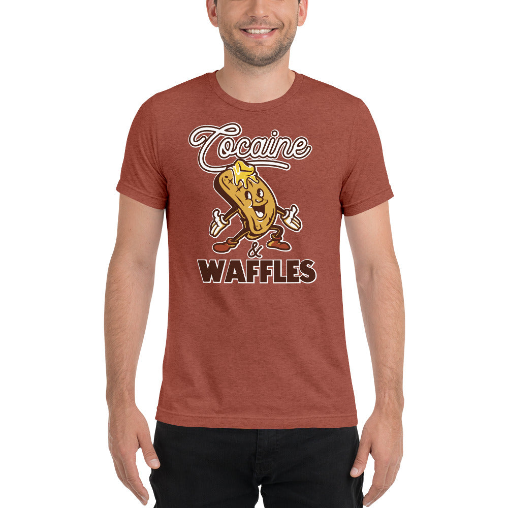 Cocaine &amp; Waffles Tri-Blend T-Shirt