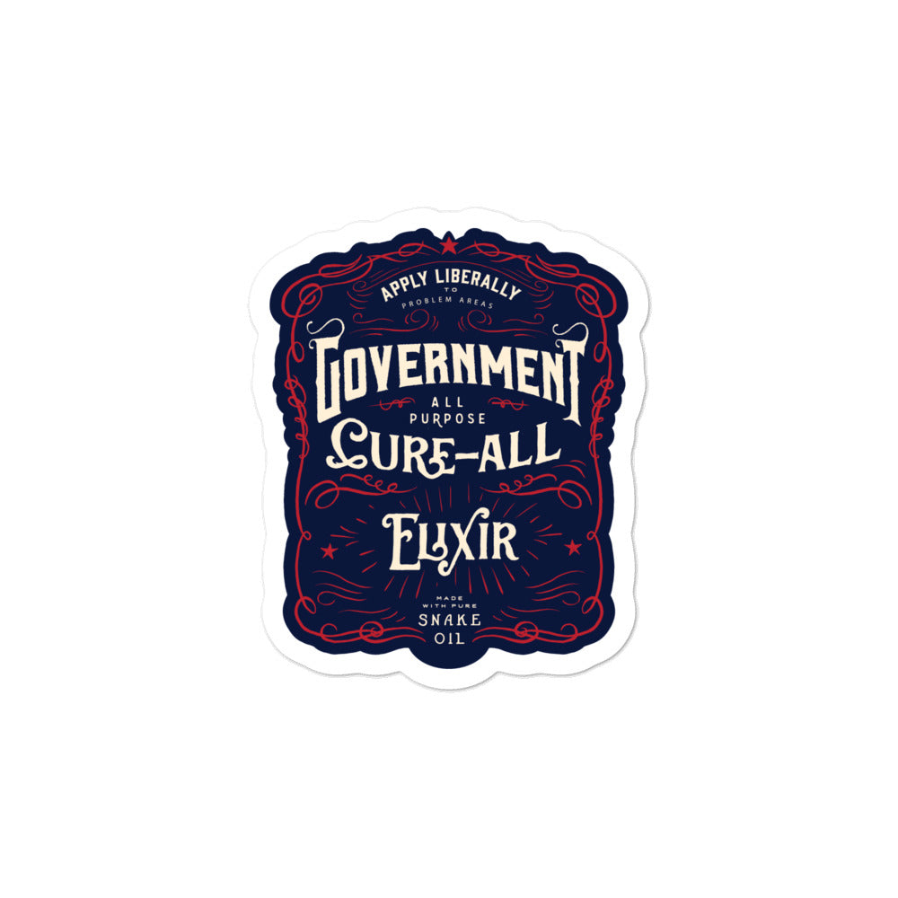 Government Cure All Sticker