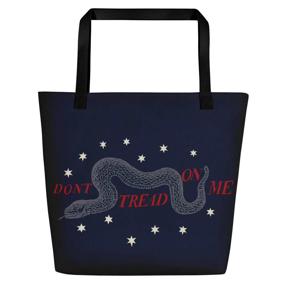Colonial Don&#39;t Tread On Me Beach Bag