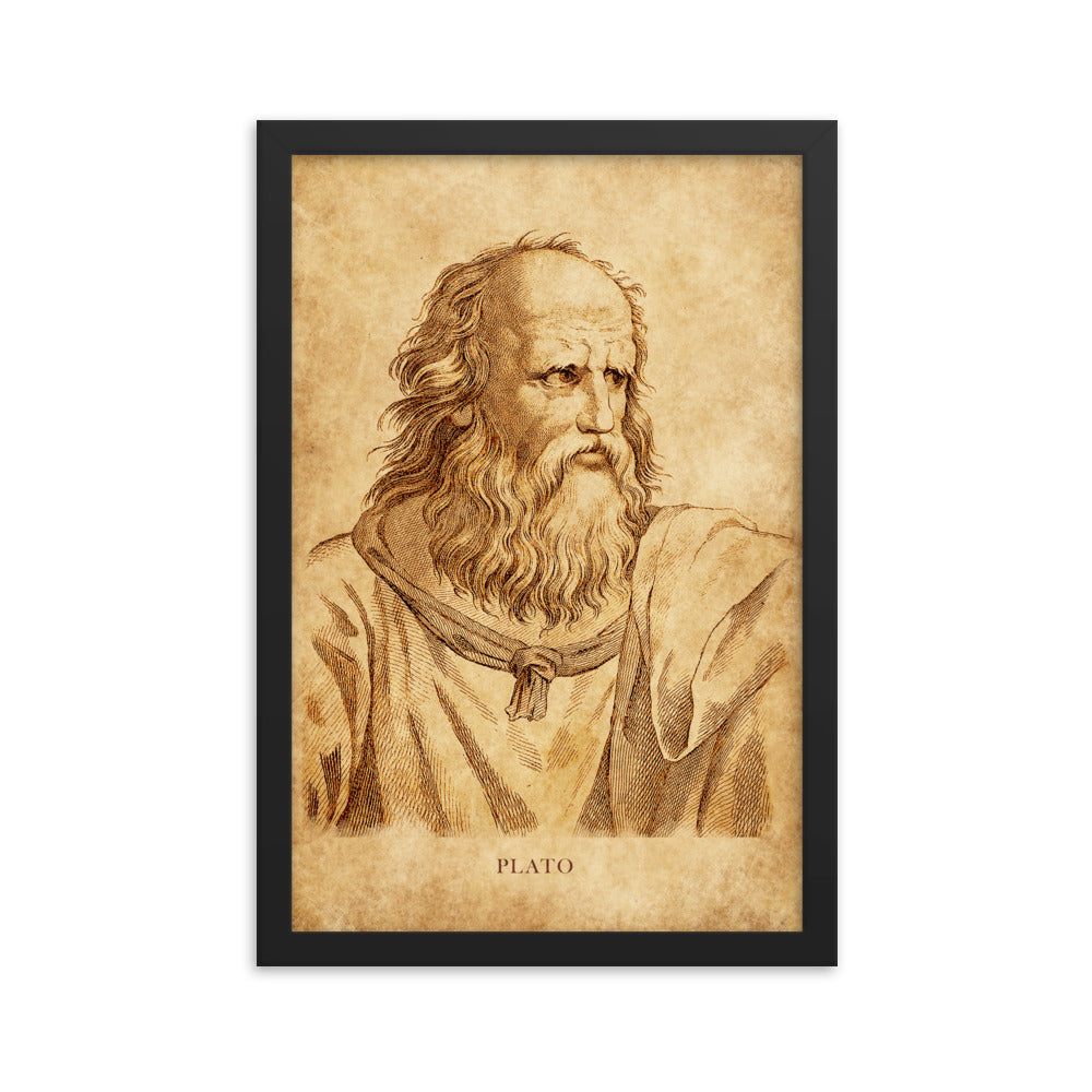 Plato Framed Giclee Print