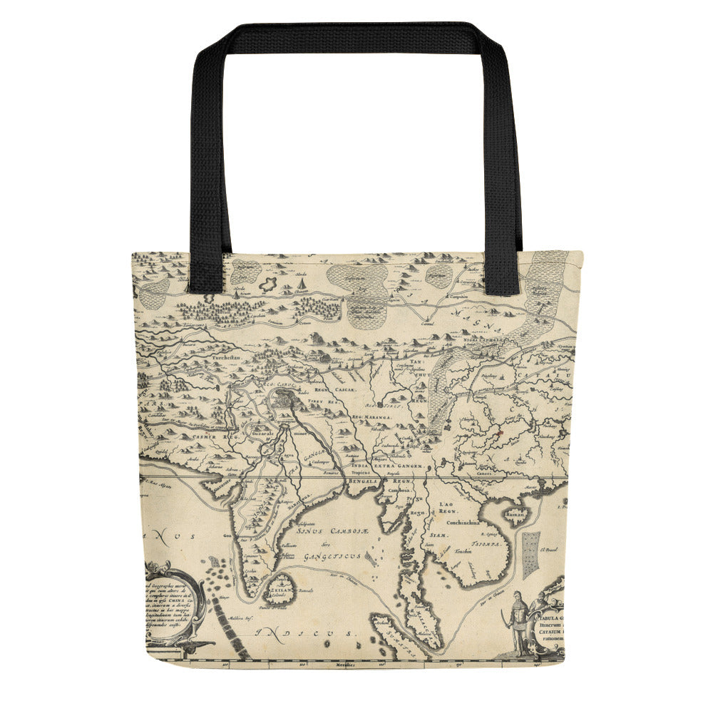 Silk Road Map Tote bag