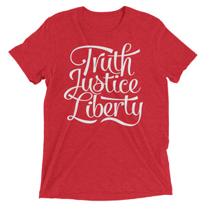 Truth Justice Liberty Tri-Blend T-Shirt