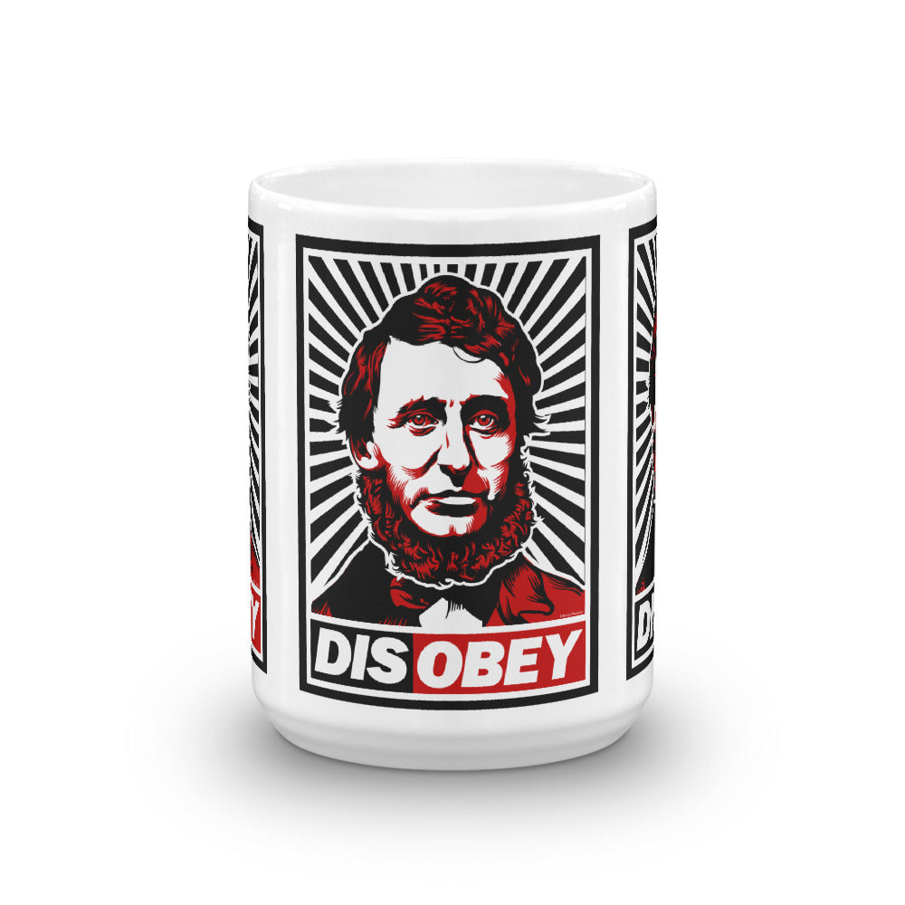 Henry David Thoreau Disobey Mug