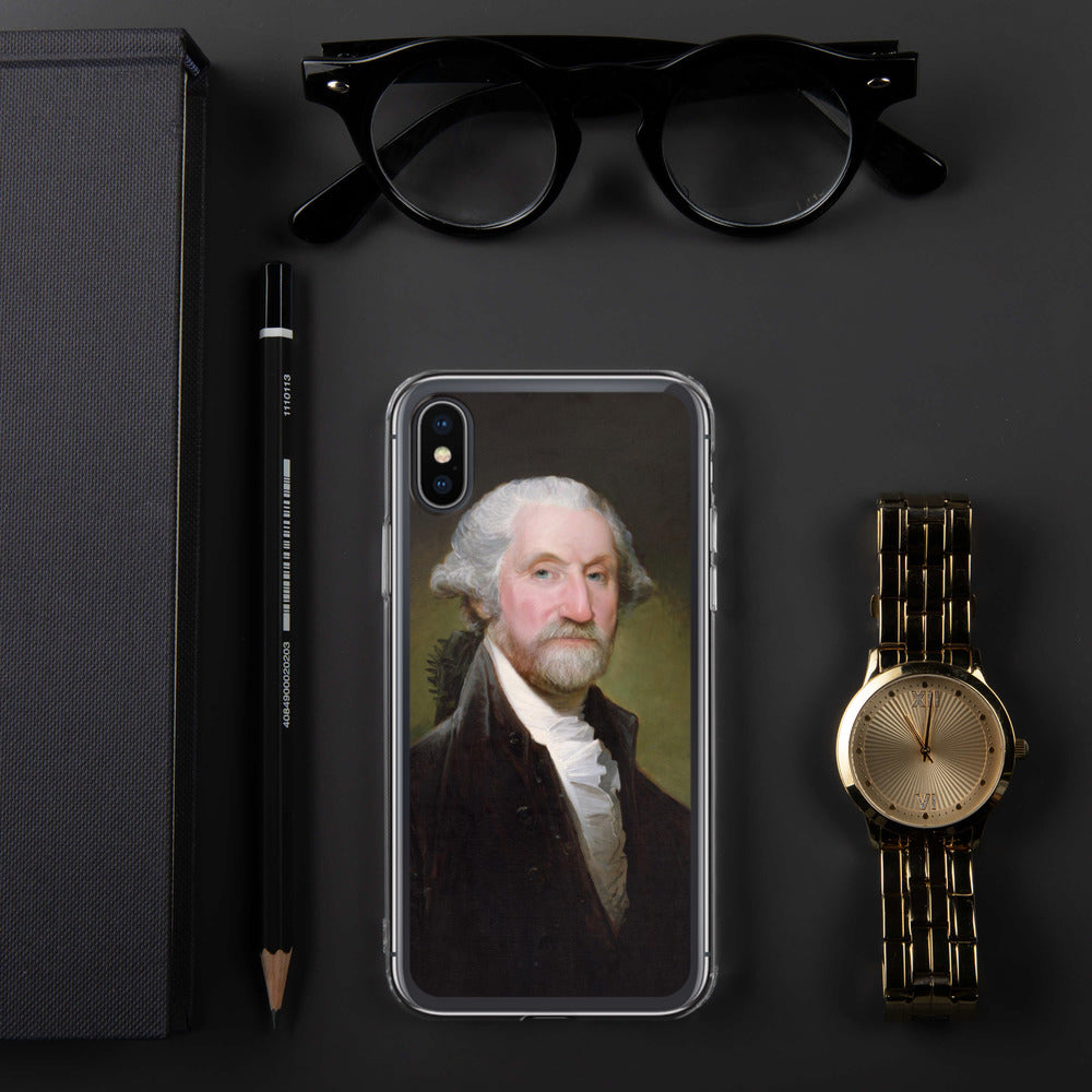 George Washington In A Beard iPhone Case