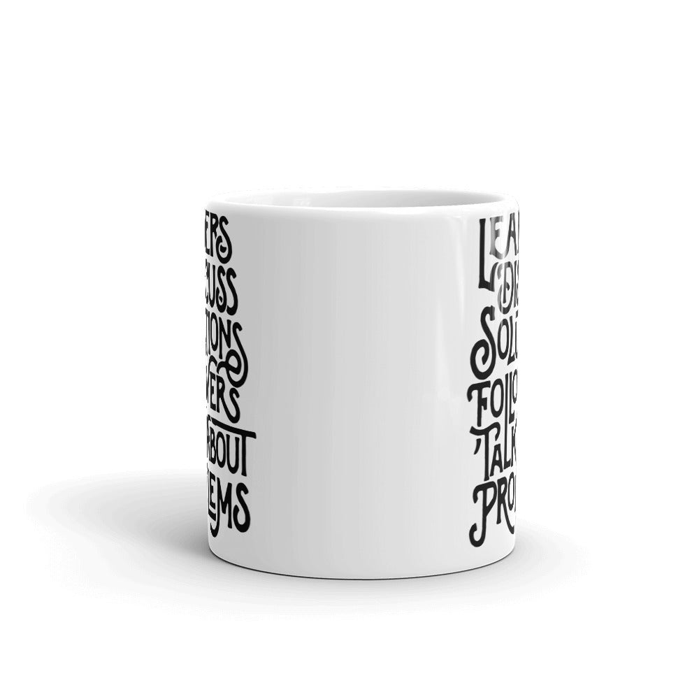 Leaders Discuss Solutions Mug