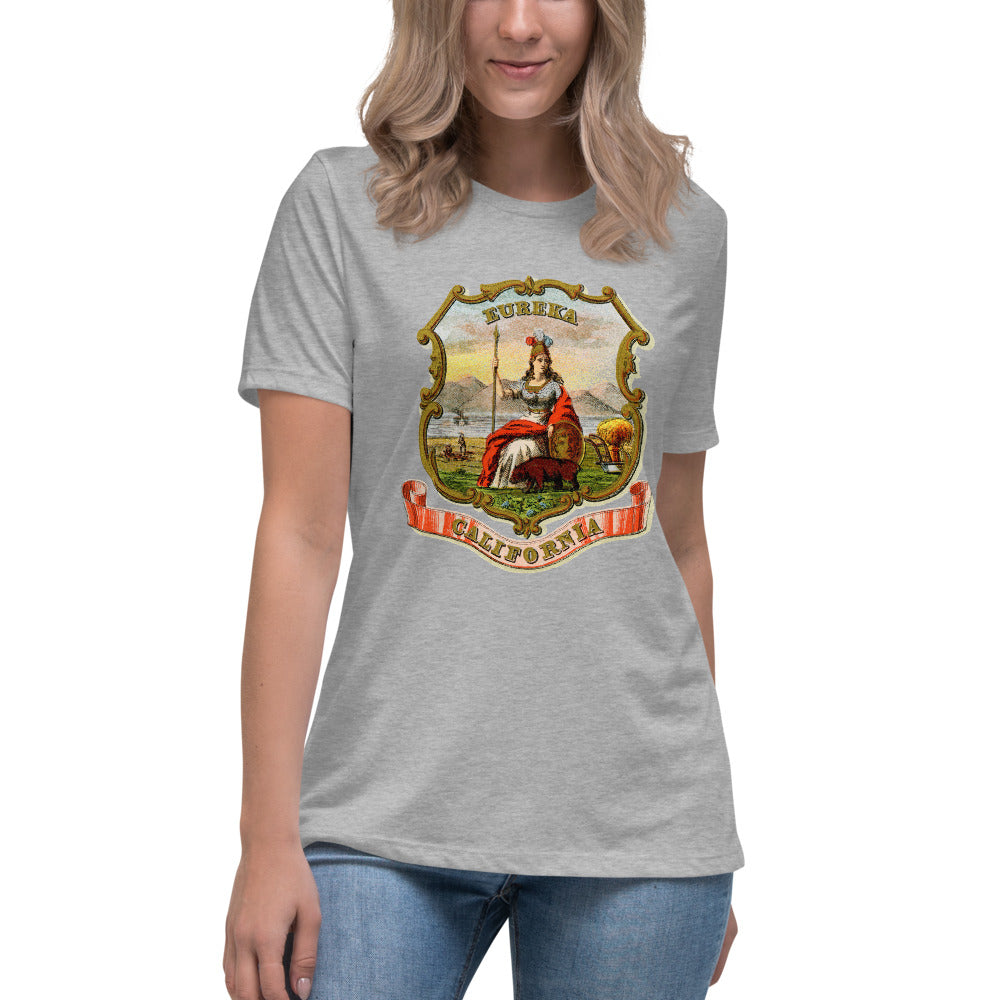 Eureka California State Seal Women&#39;s Relaxed T-Shirt