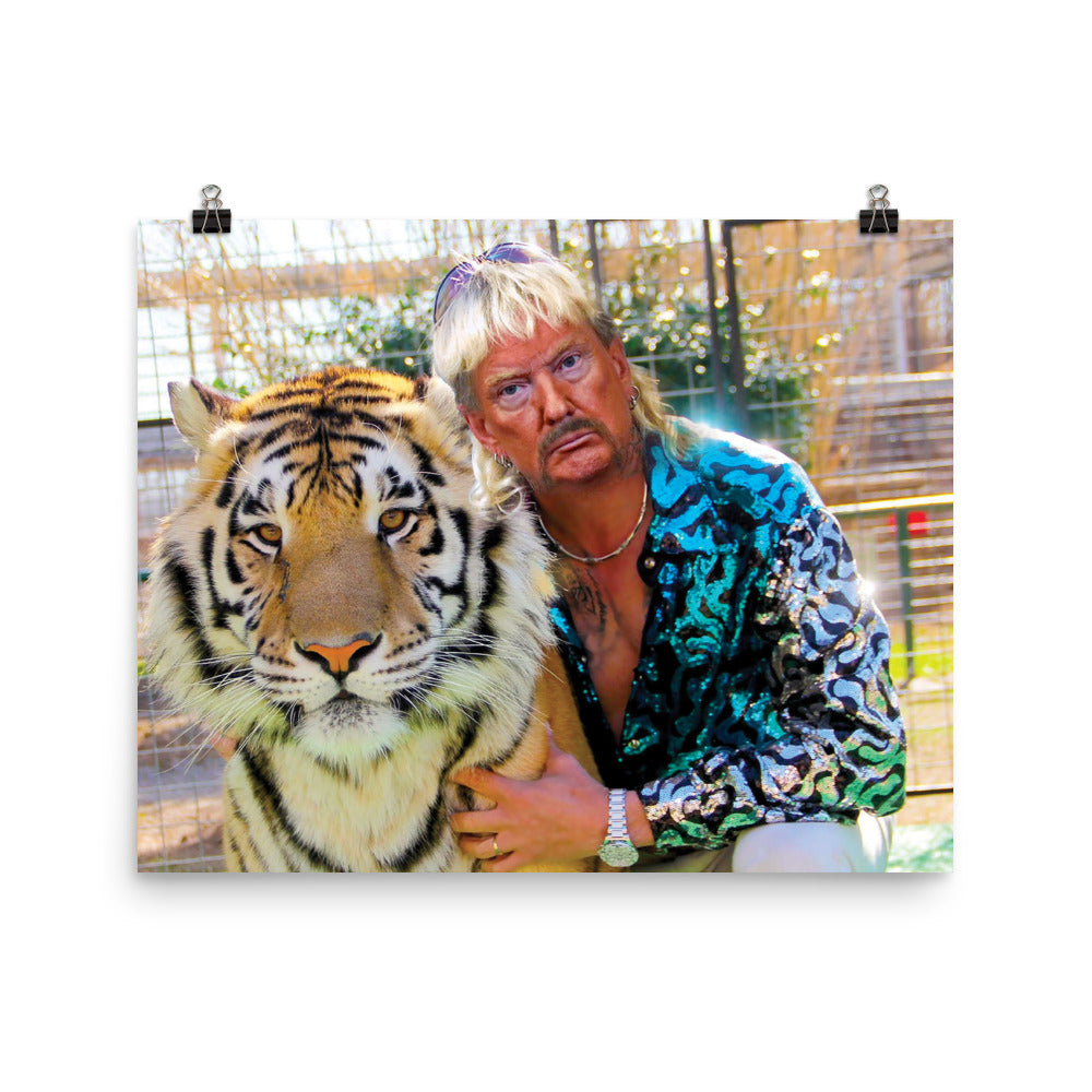 Donny Exotic Trump Tiger Poster