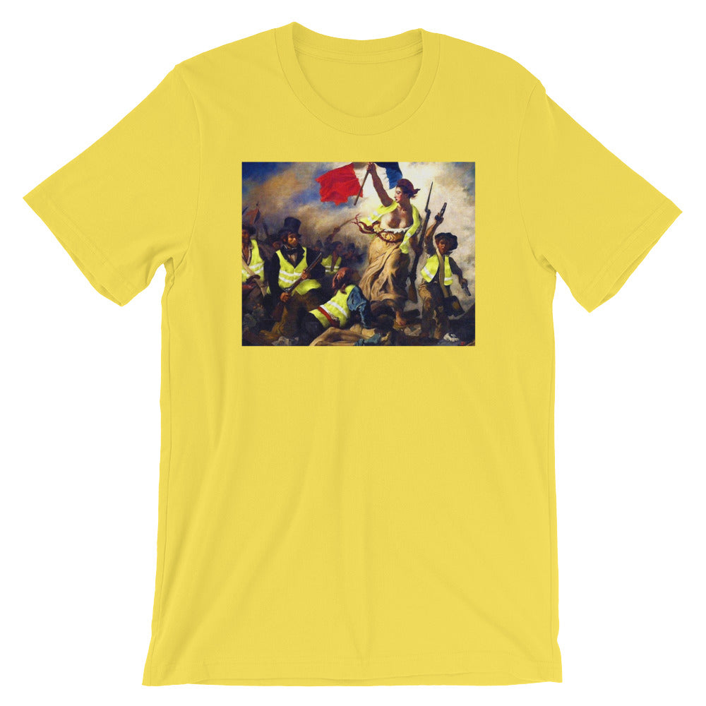 Liberty Leading the People Yellow Vest Revolution T-Shirt