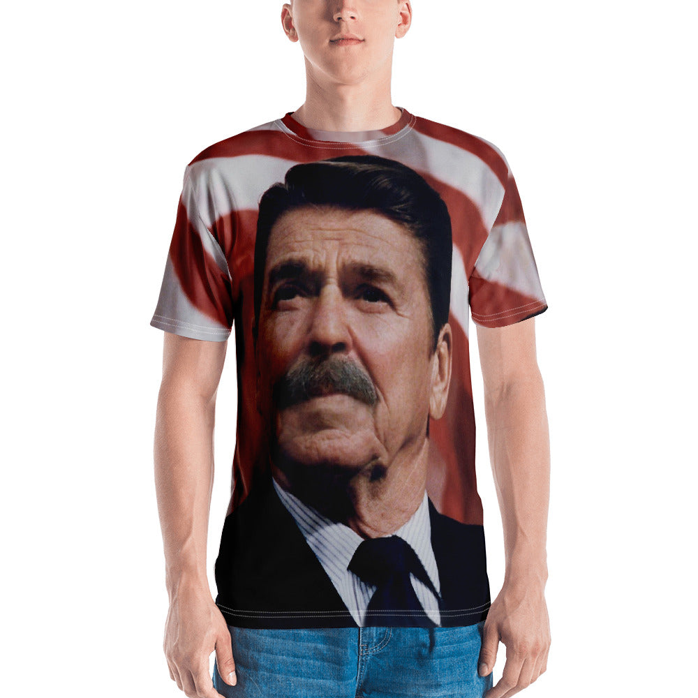 Muchashe Ronald Reagan Mega Men&#39;s T-shirt
