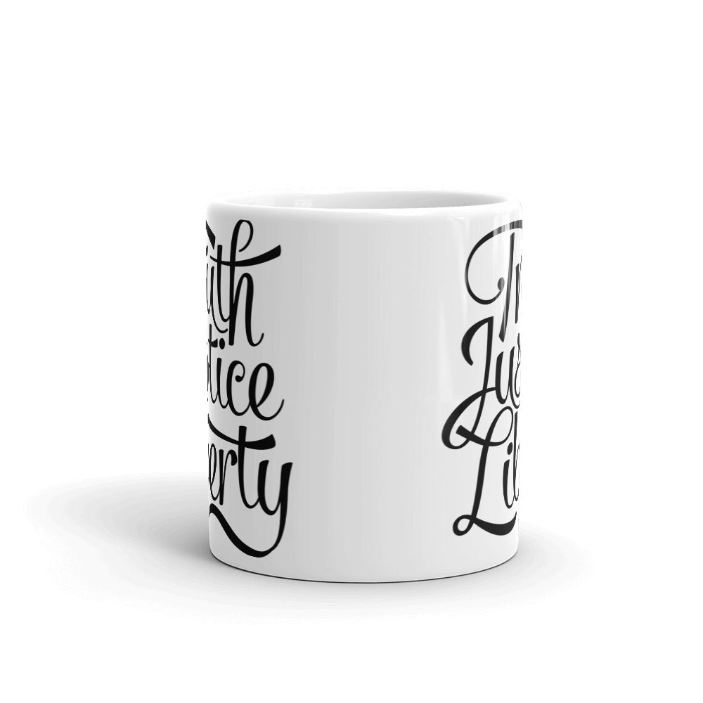 Truth Justice Liberty Mug