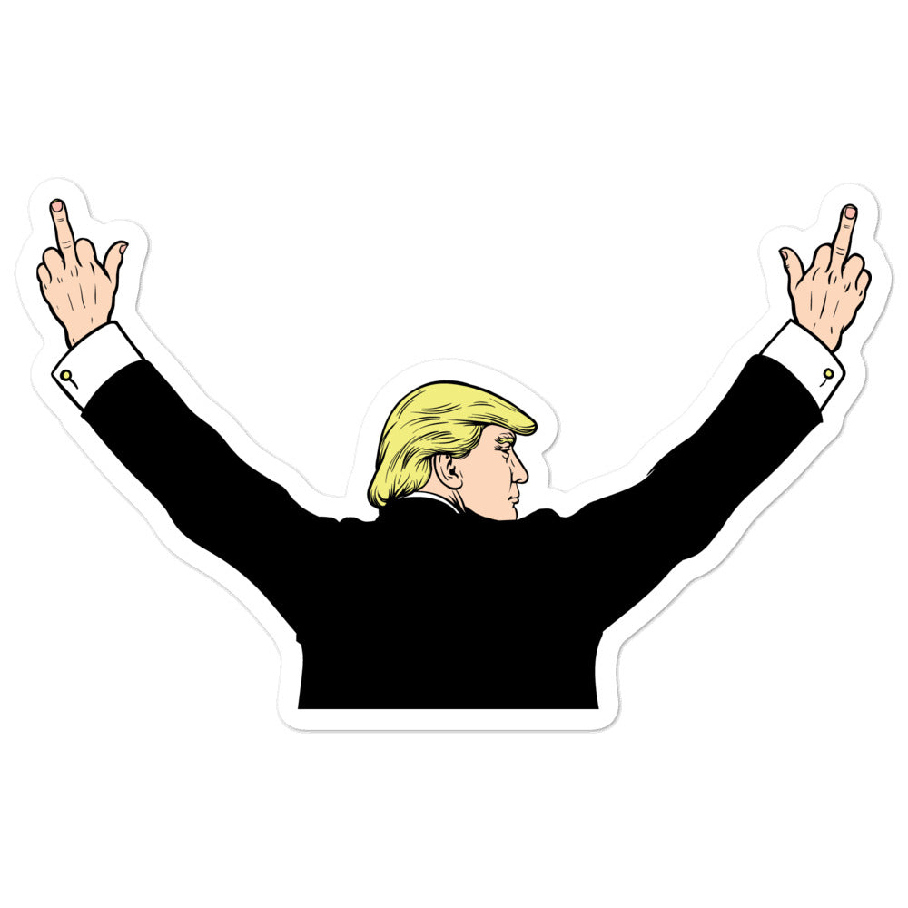 Trump Salute Sticker