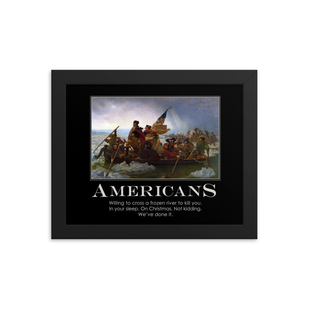 Americans Framed poster