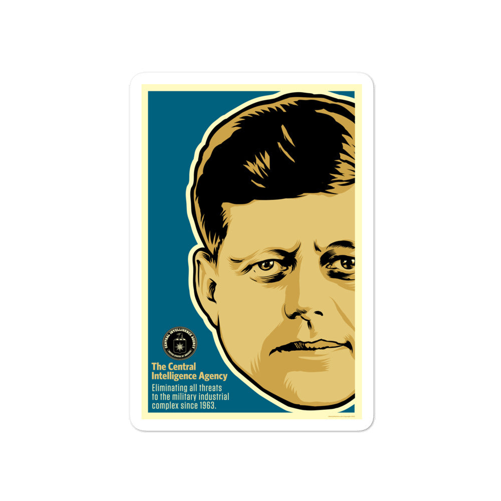 CIA JFK Military Industrial Complex Sticker