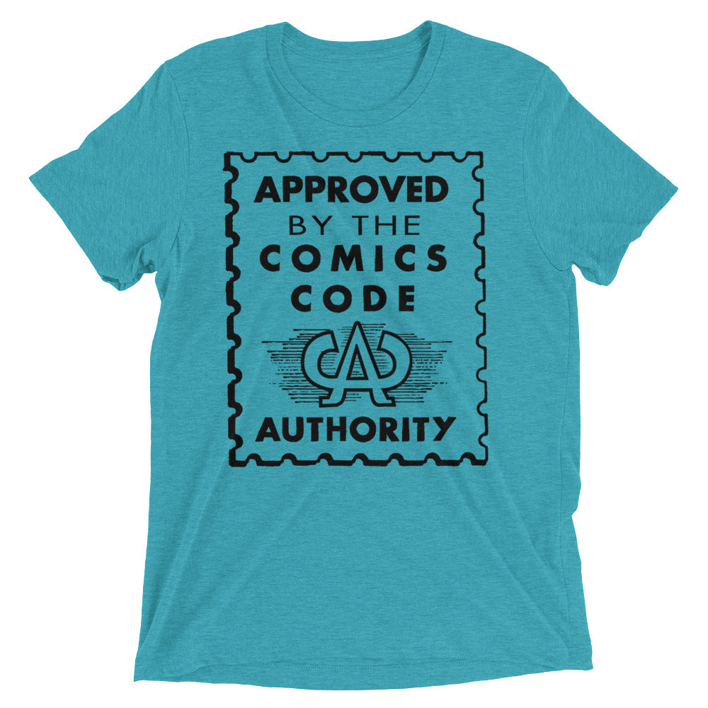 Comics Code Censorship Stamp Tri-Blend T-Shirt