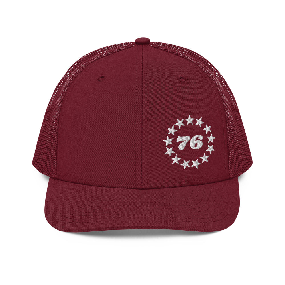 Betsy Ross 1776 13 stars Trucker Cap