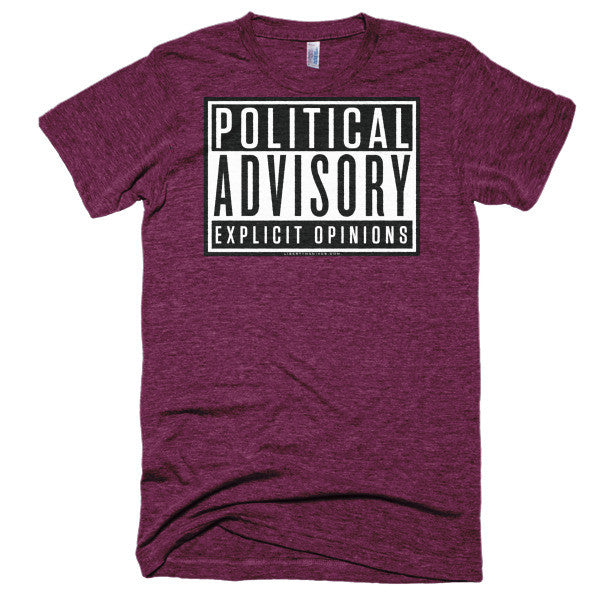 Political Advisory Triblend T-Shirt