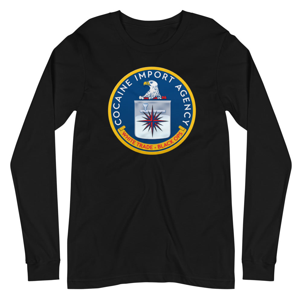 CIA Cocaine Import Agency Unisex Long Sleeve Tee