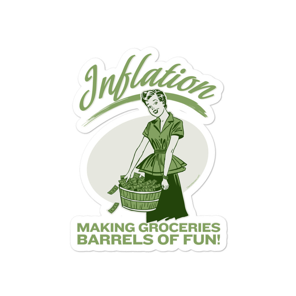 Inflation Sticker - Liberty Maniacs