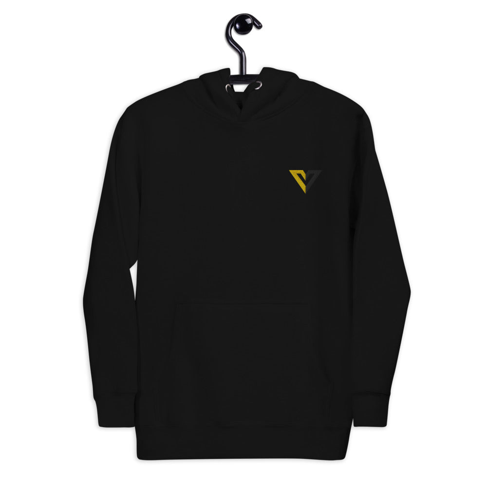 Voluntaryist V Embroidered Hoodie Unisex Hoodie
