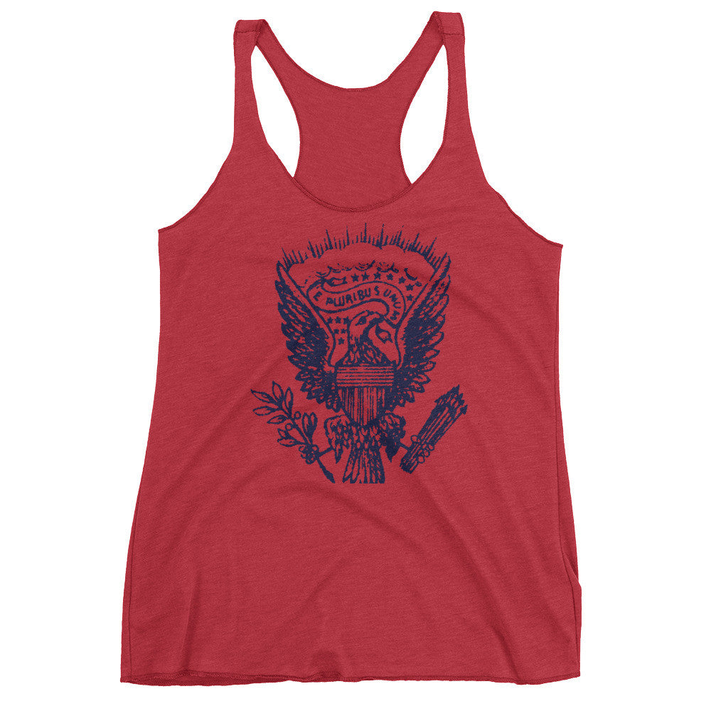 E Pluribus Unum Seal Triblend Women&#39;s Tank Top