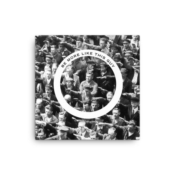 August Landmesser Refusing the Nazi Salute Wrapped Canvas