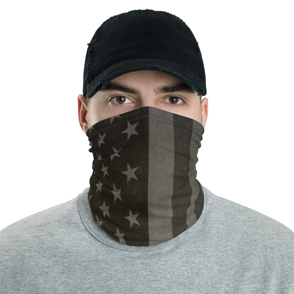 Night Tone American Flag Neck gaiter