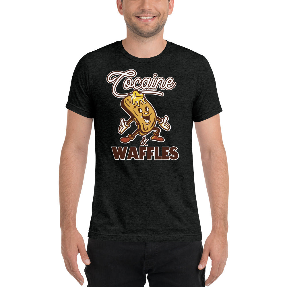 Cocaine & Waffles Tri-Blend T-Shirt