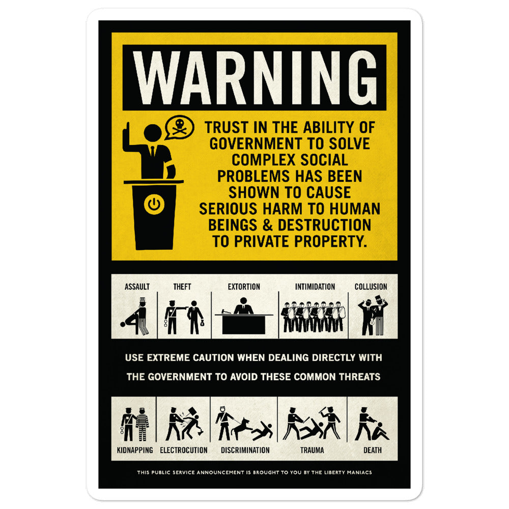 Government Warning Sticker