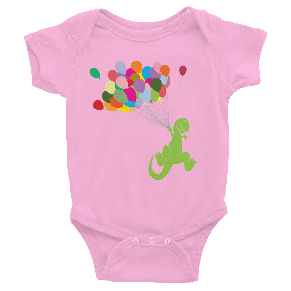 Dinosaur Balloons Infant Bodysuit