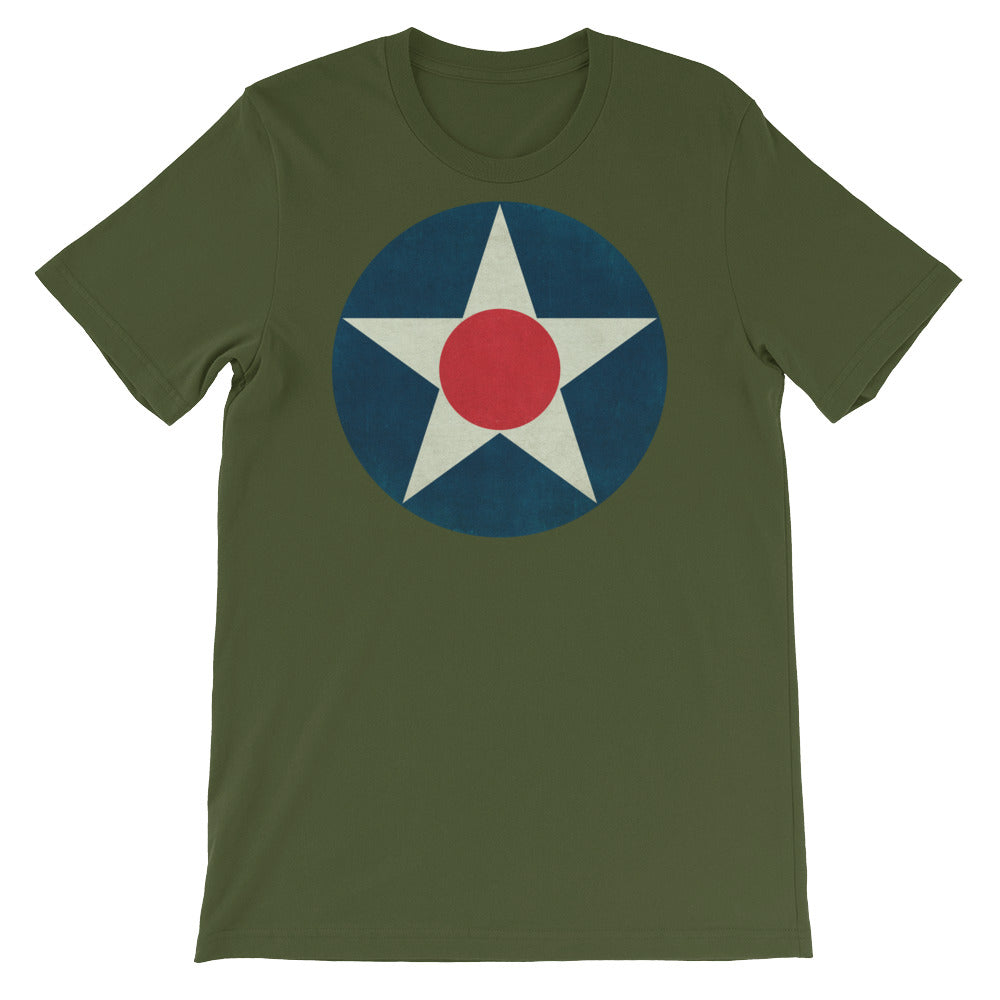 WW1 Tri-Color Air Corps Roundel Short-Sleeve Unisex T-Shirt