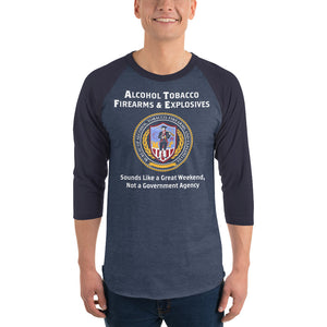 ATF 3/4 Sleeve Raglan Softball Shirt