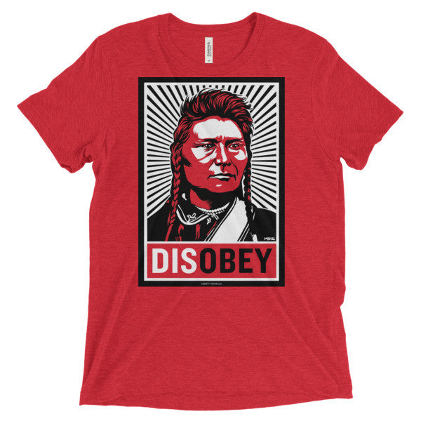 Cheif Joseph DISOBEY Triblend Graphic T-Shirt