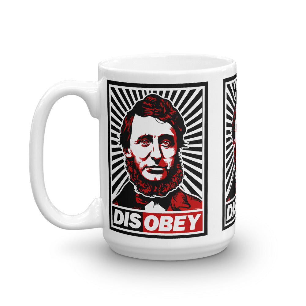 Henry David Thoreau Disobey Mug
