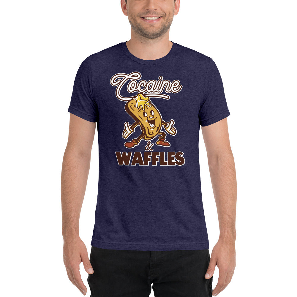 Cocaine &amp; Waffles Tri-Blend T-Shirt