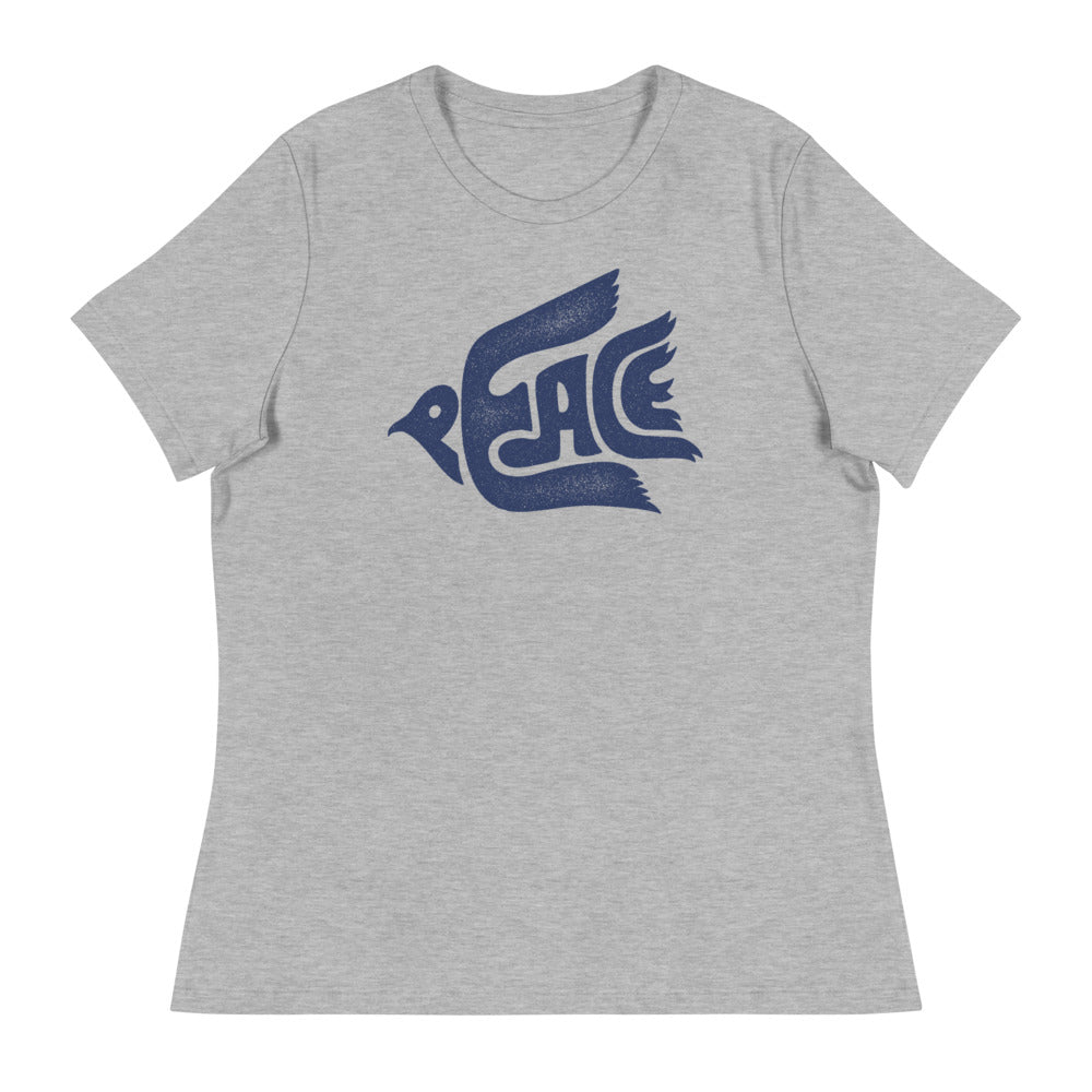 Peace Dove Women's Relaxed Graphic T-Shirt