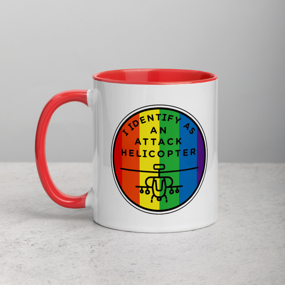 I Identify as an Attack Helicopter Mug